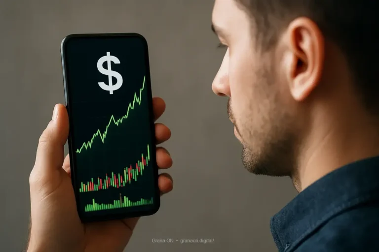 Grafico representando a alta do dolar hoje no mercado financeiro