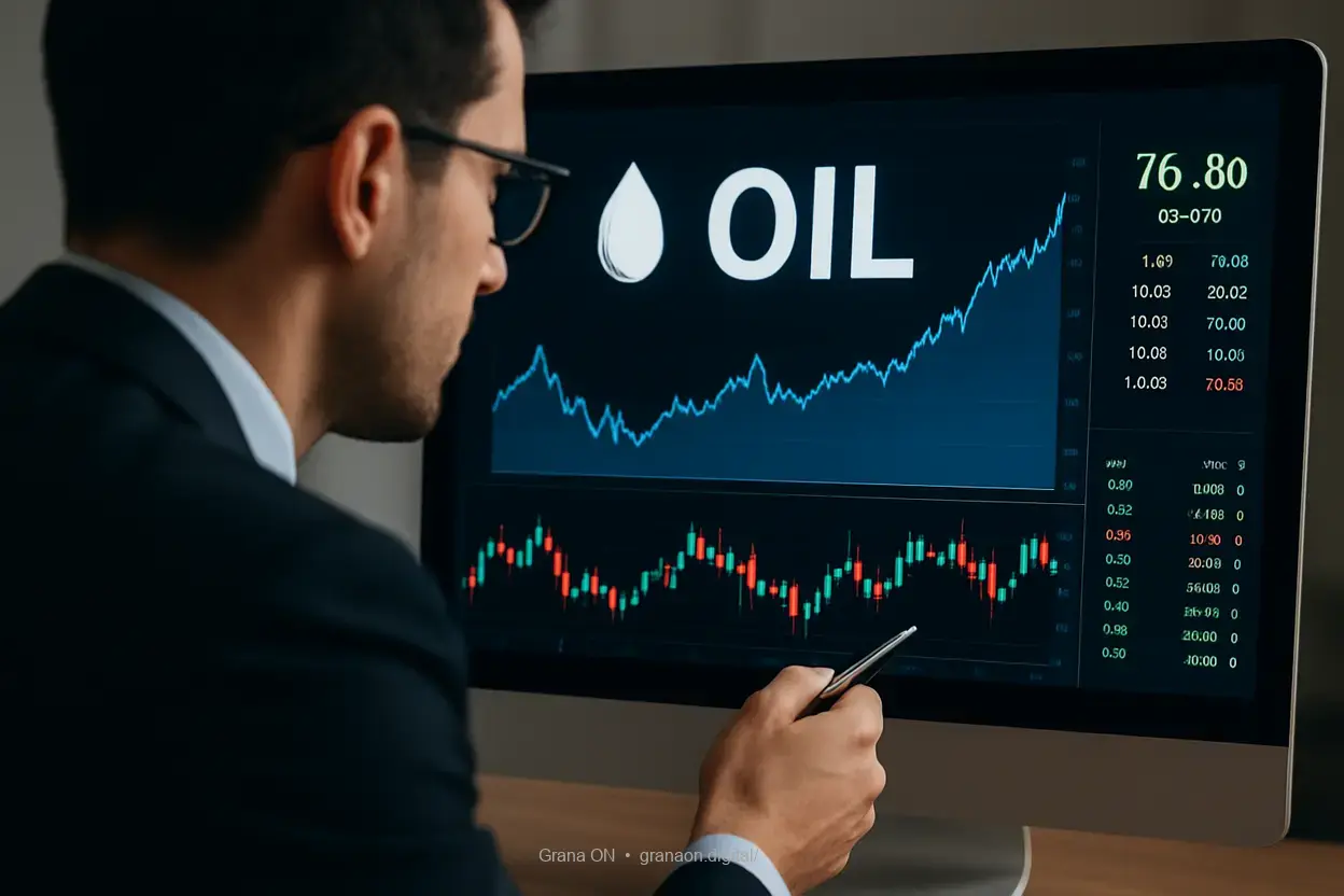 Investidor analisando ações da Petrobras e petroleiras.